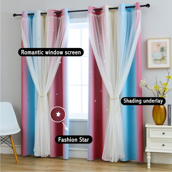 Anytime Dream Star Blackout Curtains..purple..blackout..1 panel..52x84..(NWT) - Picture 6 of 8